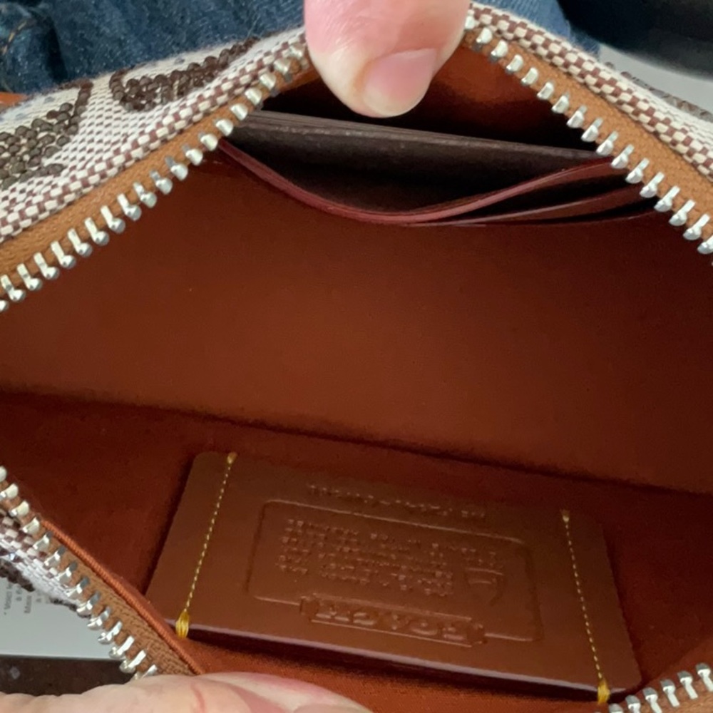 Coach Jacquard Swinger 20 Crystal Bag - Picture 11 of 11